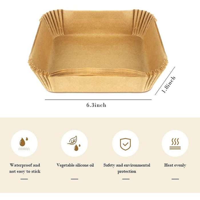 150 Pcs Air Fryer Disposable Paper Liner,for Air Fryer,baking,etc