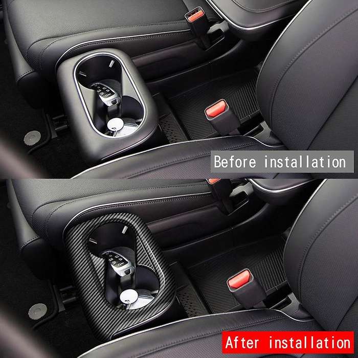 Center Console Water Cup Holder Trim for Hyundai Aini 5 Ioniq 2022+