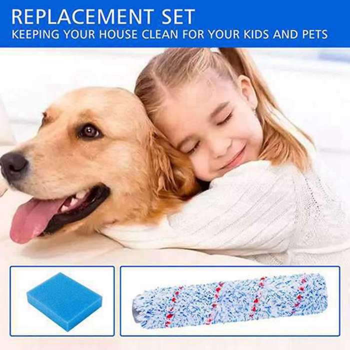 Brush Roller and Pre-filter Foam for Tineco Ifloor Cordless Wet Dry