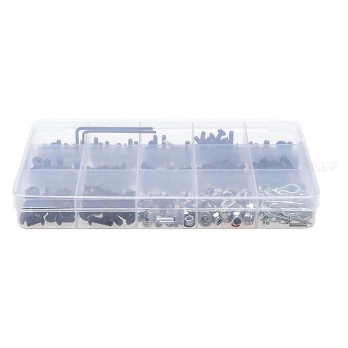 522pcs Hexagon Socket Bolts Carbon Steel Round Head Embedded Full