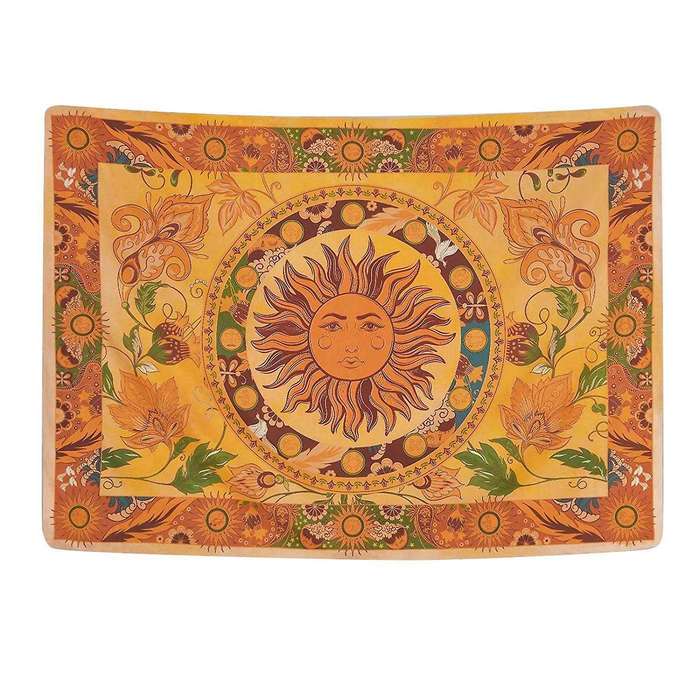 Burning Sun Tapestry Flower Vines Tapestries Vintage Indie Boho A