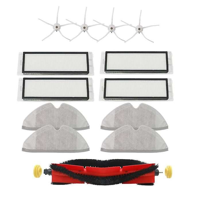 Replacement Roller Brush Side Brushes Filters for Roborock S5 S6