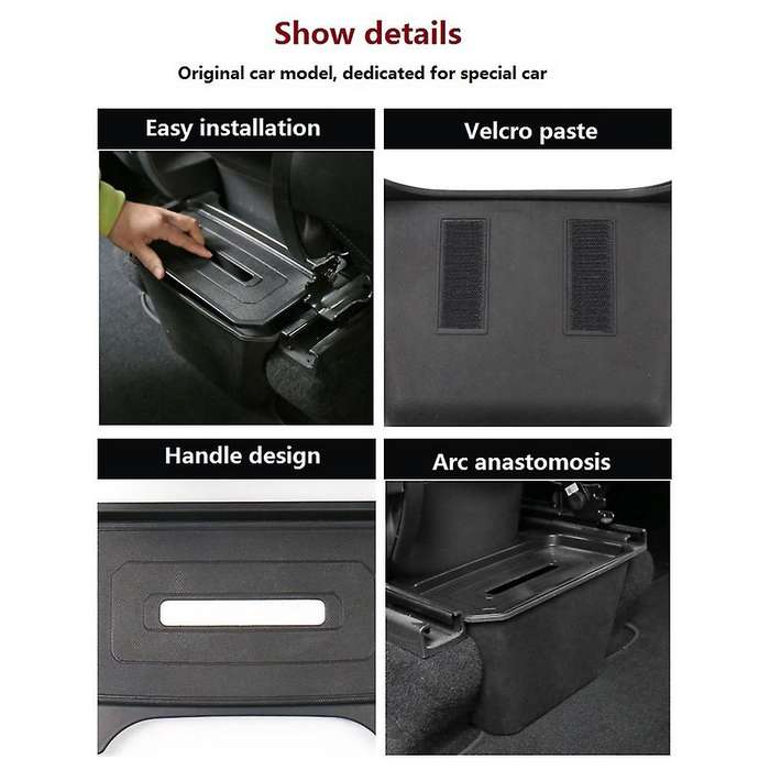 Under Seat Storage Box for Tesla Model Y 2021 Parts without Cover