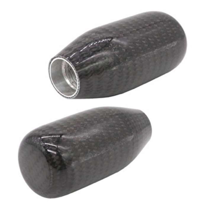 Real Carbon Fiber Red Universal Car Gear Shift Knob Head Shifter