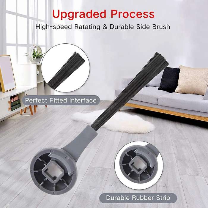 12 Pcs Side Brushes Filters Mop Pad for Shark Rv2001wd Av2001wd Robot