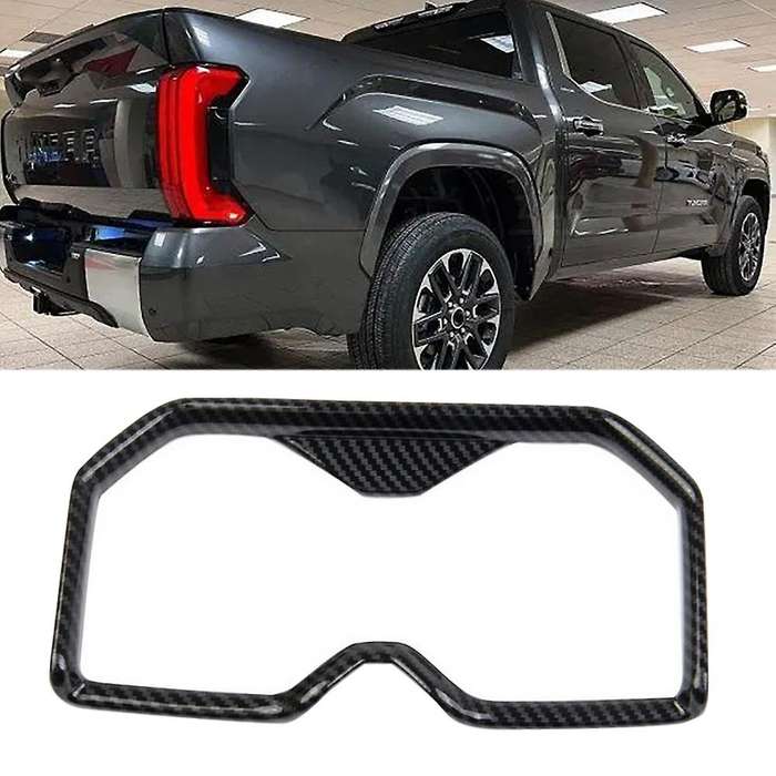 Car Carbon Fiber Abs Central Control Water Cup Frame Decoration Cover