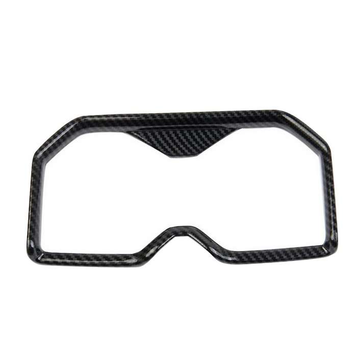 Car Carbon Fiber Abs Central Control Water Cup Frame Decoration Cover