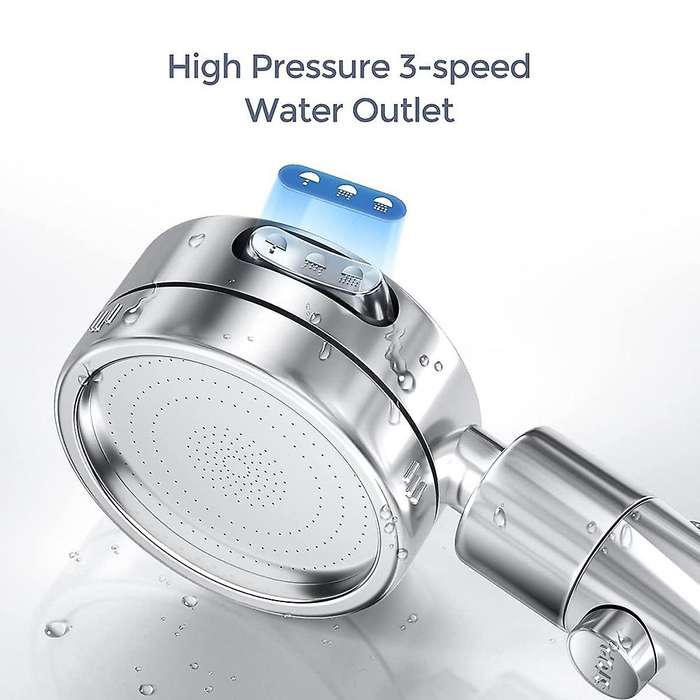 High Pressure Shower Heads Set, Detachable Shower Head with Handheld