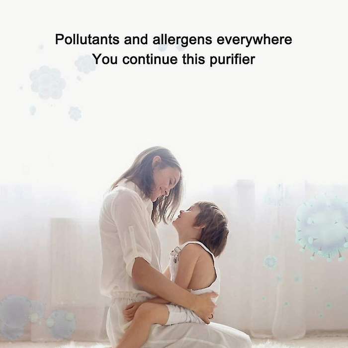 3pcs Plug-in Mini Portable Air Purifier,for Pet Bedroom White Us Plug