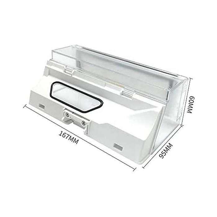 Dust Box for Xiaomi Roborock S50 S51 S52 T6 with 4 Pcs Hepa Filters