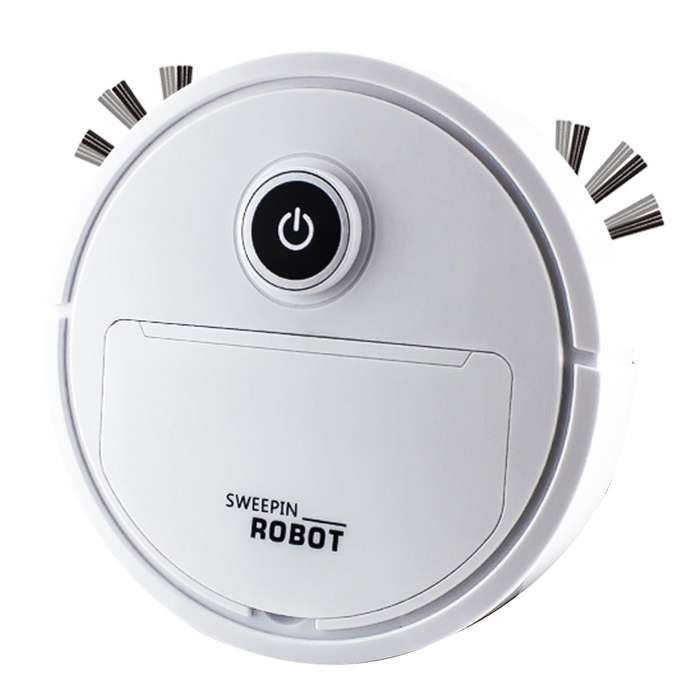 3 In 1 Smart Robot Vacuum Cleaner for Home Cleaning Appliances White