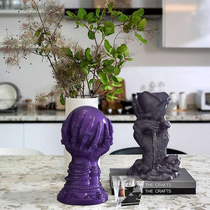 Diy Crystal Epoxy Resin Mold Candle Silicone Mould(rose Hand)