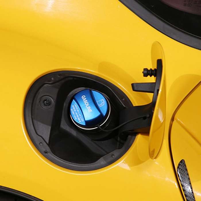 Gas Petrol Tank Cover Inside Fuel Tank Cap Cover Trim Stickers Blue