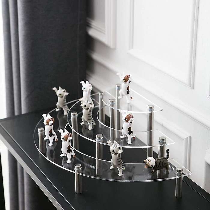Transparent Removable Acrylic Cake Display Stand for Round Cupcake