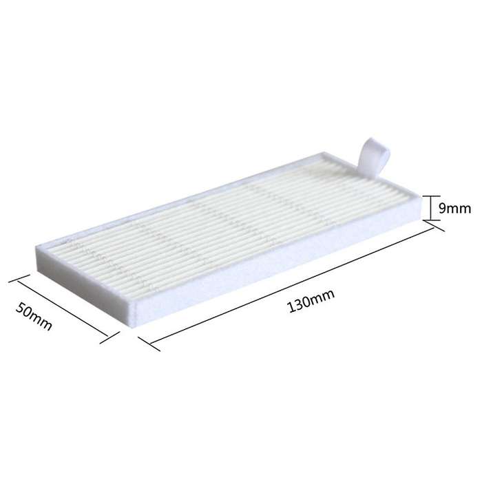 1 Set Main Brush Side Brush Filter Mop Cloth Kit for Redmon Rv-r500