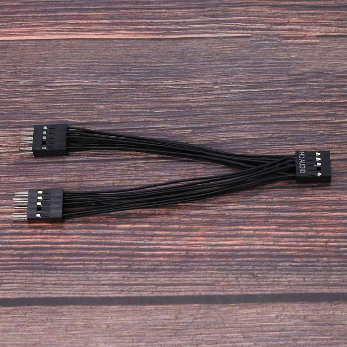 Motherboard Audio 9-pin Extension Cable Y-type Cable Audio Cable