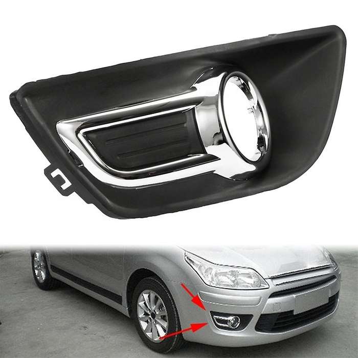 1 Pair for Citroen C4 C-quatre 2008-2011 Chrome Front Fog Lamp Cover