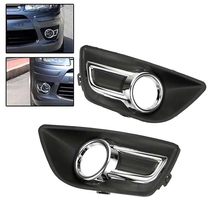 1 Pair for Citroen C4 C-quatre 2008-2011 Chrome Front Fog Lamp Cover