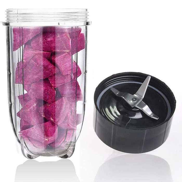 2 Pack 12/16 Oz Cups & Blades for Magic Blender 250w Mb1001