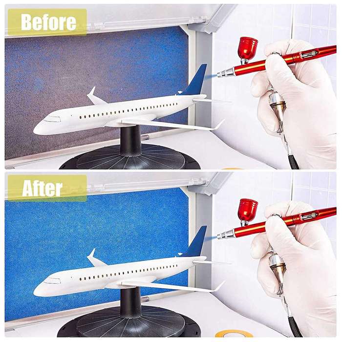 3pcs Airbrush Booth Filter Spray Set Pad Spray Booth Exhaust Filter