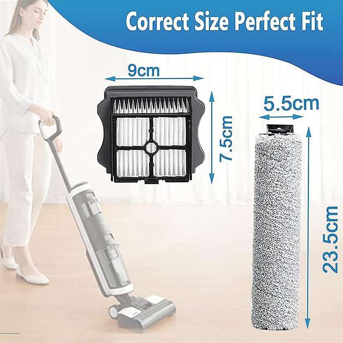 Replacement Parts Brush Rollers Filters Compatible for Tineco Ifloor3