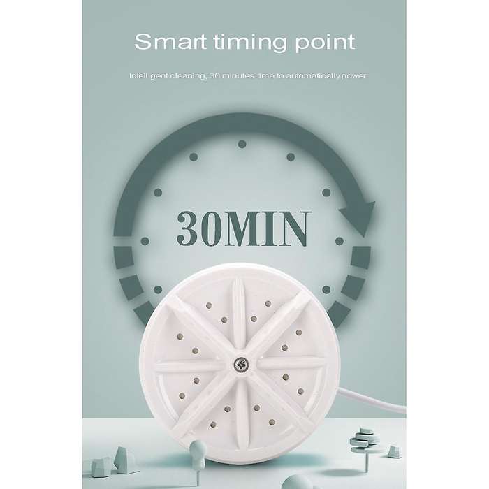 Mini Washing Machine with Usb Data Cable for Personal Laundry Camping