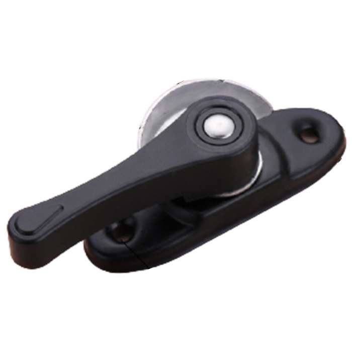 Sliding Door and Window Sash Safety Lock Crescent Type Lock (black)