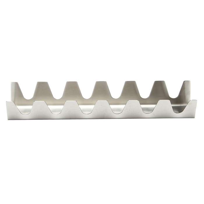 2pcs Stainless Steel Tortilla Stands, Taco Tongs, Wavy Pancake Stand