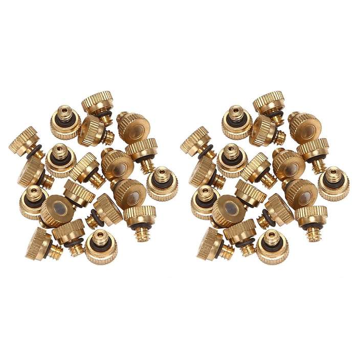 40pcs Fog Mist Nozzle,low Pressure Mist Cooling Nozzle 0.1mm