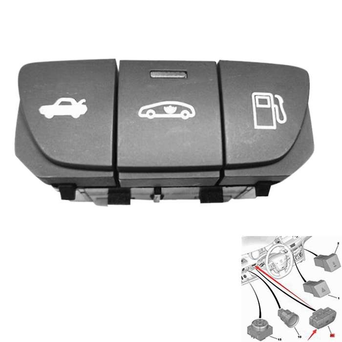 Tailgate Switch for Peugeot 508 / 508sw Fuel Tank Open Switch