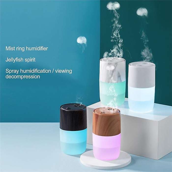 Air Humidifier Jellyfish Portable Aroma Diffuser 1200mah Battery D