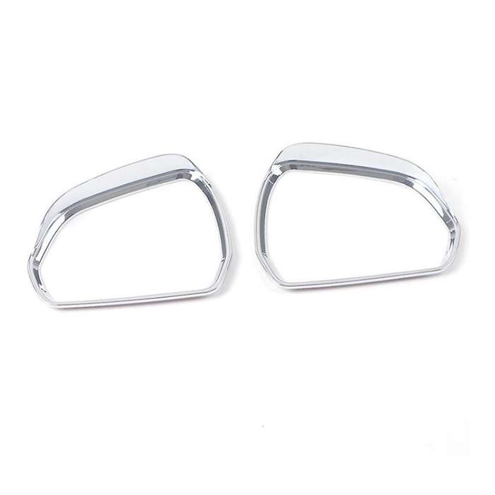 For Ford Evos 2022 Chrome Abs Car Rearview Mirror Rain Eyebrow Cover