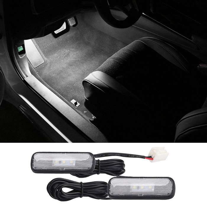 4pcs Car Led Atmosphere Light for Honda Civic 10th 2018-2020 White