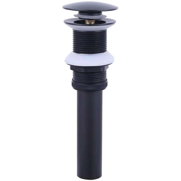 Bathroom Basin Drain Brass Sink Waste Black Popup Bath Sink Drain Kit