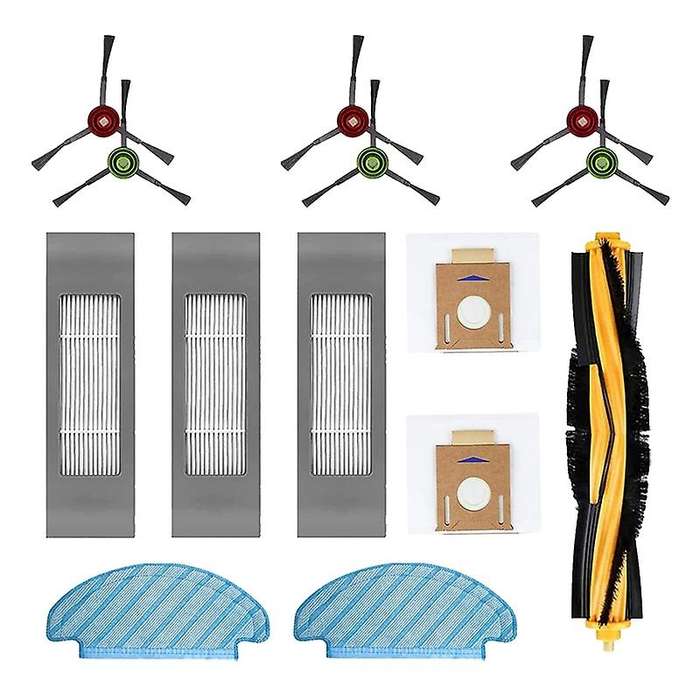 Filter Brush Mop Pads Dust Bag for Ecovacs Deebot Ozmo T8 T8 Aivi
