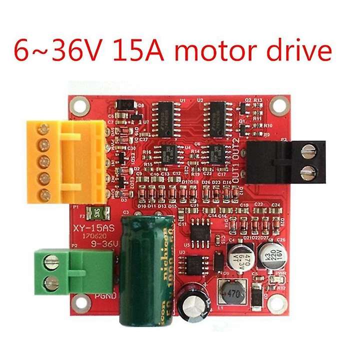 Dc Motor Drive Board 15a 6-36v High-power Industrial Pwm Module