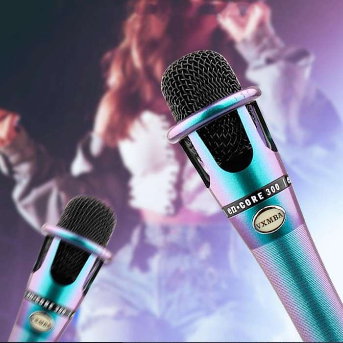 3.5mm Jack Condenser Microphone for Karaoke Home Entertainment