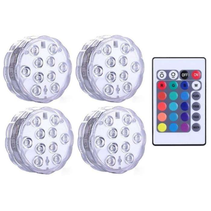 Led 24-key Remote Control Colorful Rgb Lights Luminous Toys Fish, E