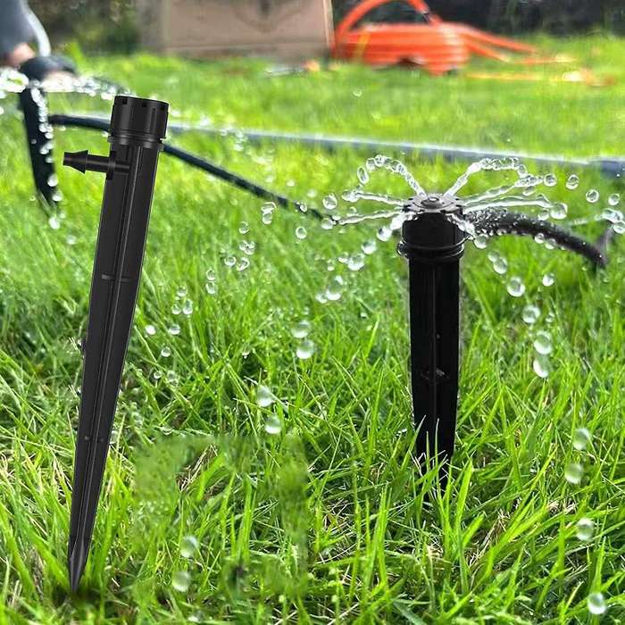 100 Pieces 5.2inches Drip Emitters for 1/4inch Drip Irrigation Tubing