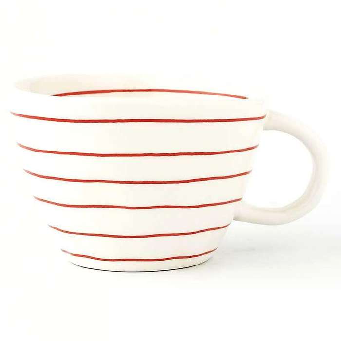Geometric Ceramic Cup Hand Painted Capacity Irregular Coffee Cup G