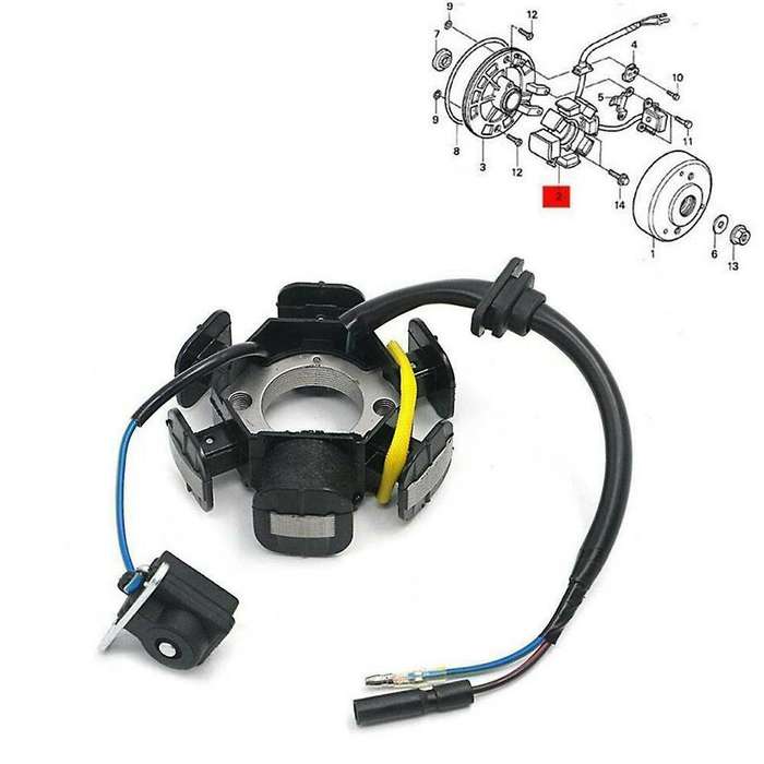 Motorcycle Magneto Generator Stator Coil 31120-gw8-671 for Honda