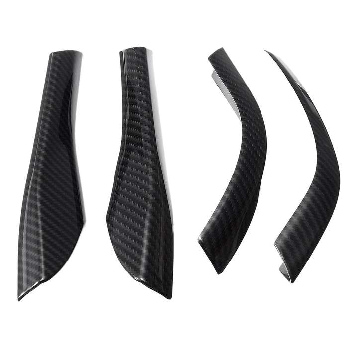 4pcs Carbon Fiber Rearview Side Mirror Trim for Ford Mustang