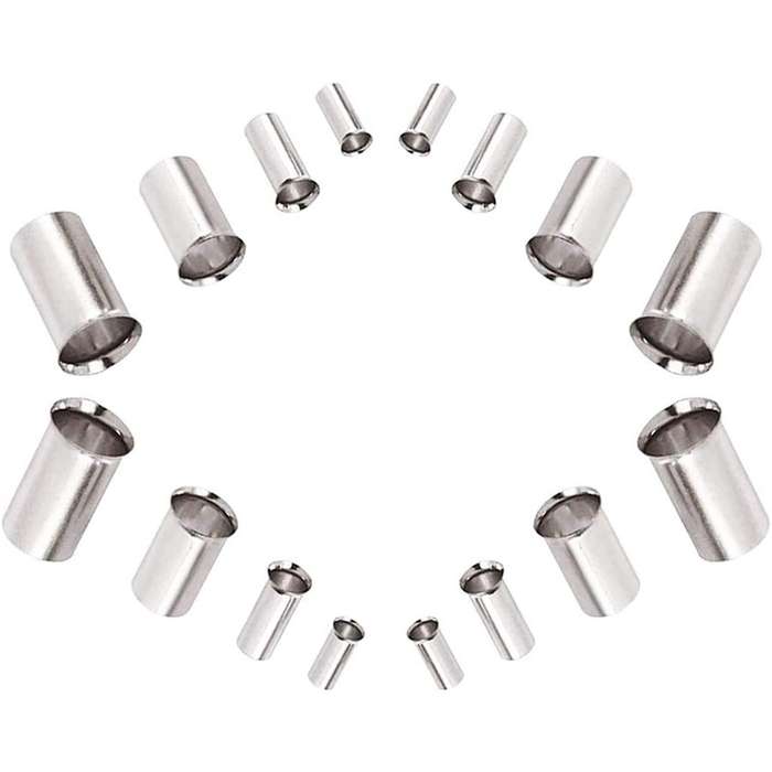 Wire Copper Crimp Fitting Ferrules,awg 4,6,8,10 Insulated Kit(240pcs)