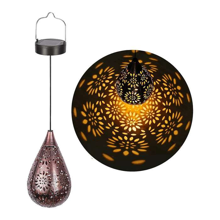 Solar Lanterns Outdoor, Hanging Garden Solar Lights Ornaments