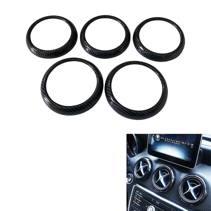Car Air Vent Outlet Ring Cover for Mercedes Benz A Class W176 13-18 B