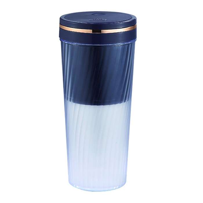 Portable Blender,one-handed Drinking Mini Blender Blue
