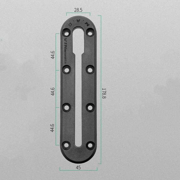 Kayak Slide Track Rails Bracket Diy Fishing Rod Holder Compatible Ram