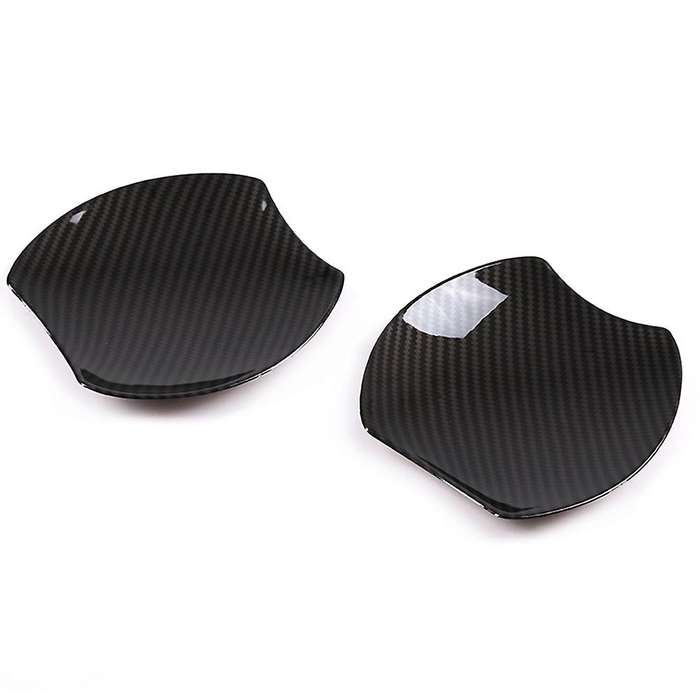 Car Carbon Fiber Door Handle Bowl Cover Cup Cavity Trim