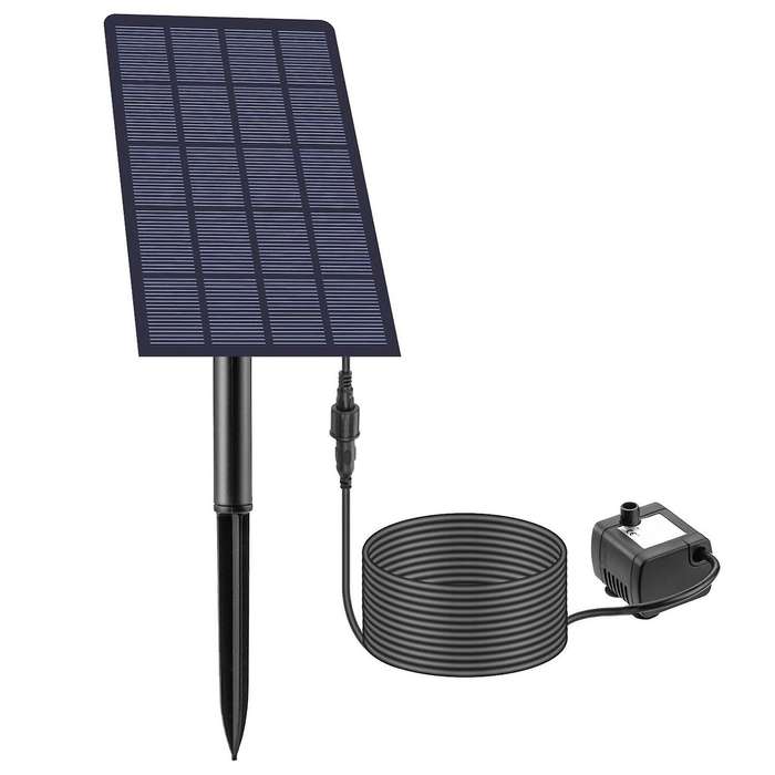 Solar Dc Brushless Landscape Fountain Garden Pool Rockery