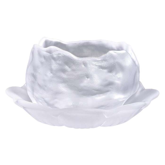 Petal Cup Mouth Crystal Tea Cup Office Home Tea Set Accessories B